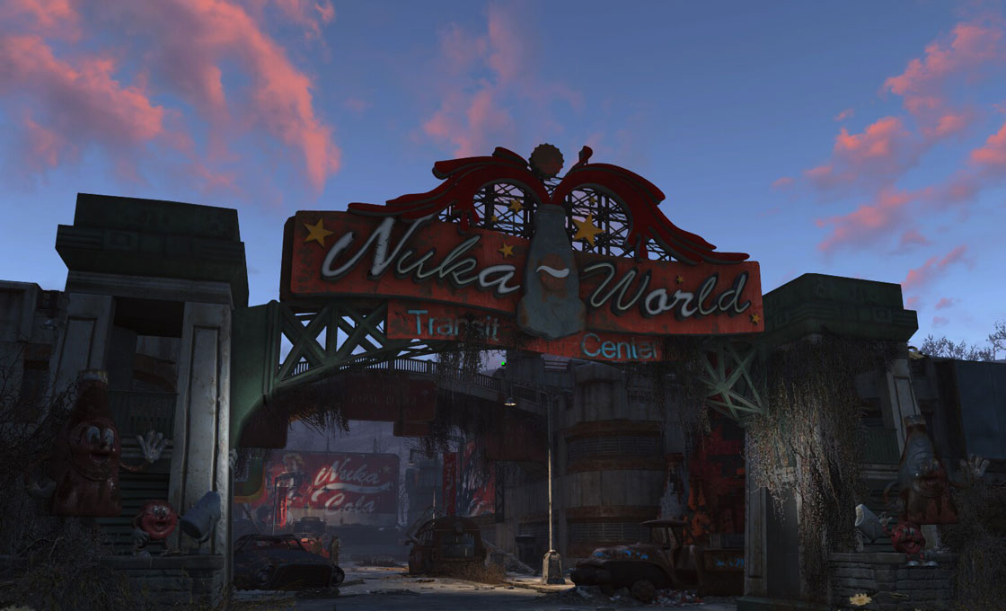 Fallout 4 Nuka World Entrada 
