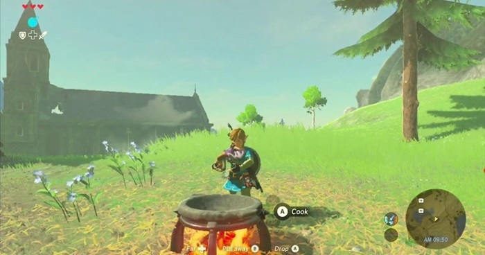 Zelda Breath of the Wild cocinar